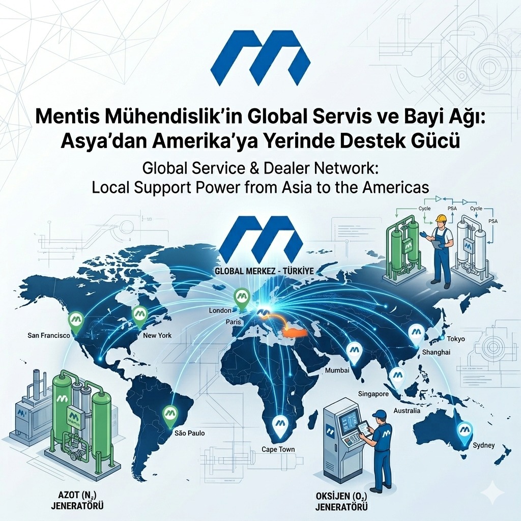 Mentis Mühendislik’in Global Servis ve Bayi Ağı: Asya’dan Amerika’ya Yerinde Destek Gücü